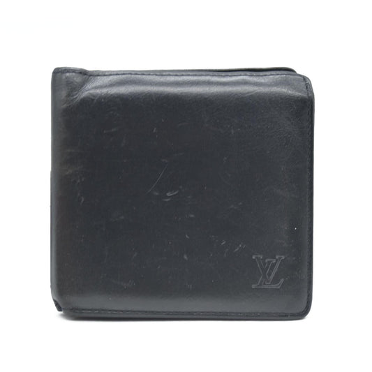 Louis Vuitton Nomad Portefeiulle Marco Bifold Wallet Black AR0096
