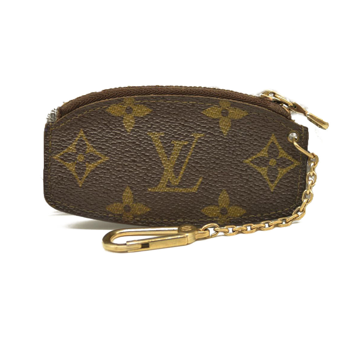 Louis Vuitton Monogram Etui Crepier Coin Purse Wallet Brown 8092AN