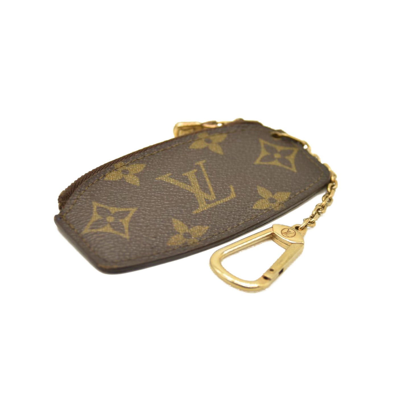 Louis Vuitton Monogram Etui Crepier Coin Purse Wallet Brown 8092AN