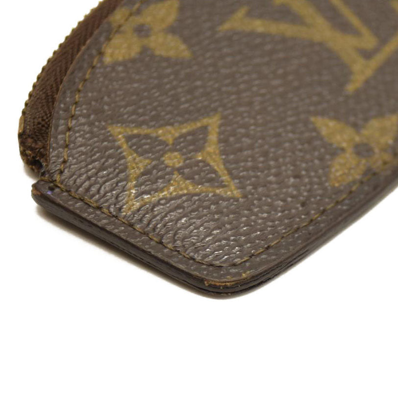 Louis Vuitton Monogram Etui Crepier Coin Purse Wallet Brown 8092AN