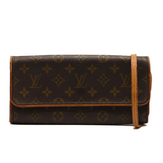 LOUIS VUITTON Monogram Pochette Twin PM