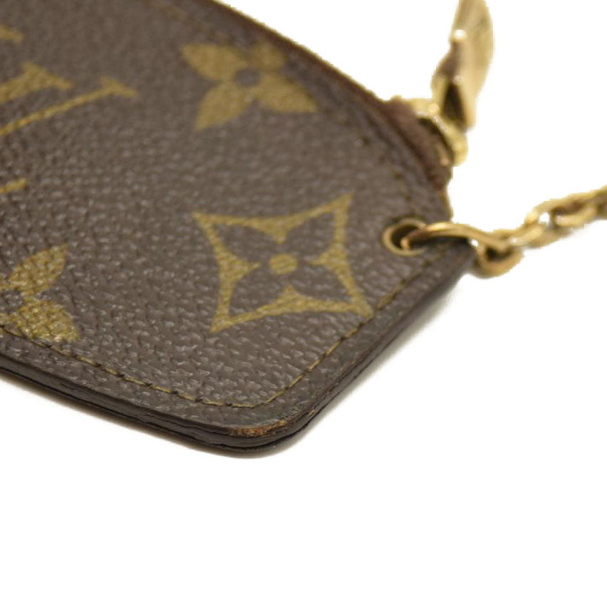 Louis Vuitton Monogram Etui Crepier Coin Purse Wallet Brown 8092AN