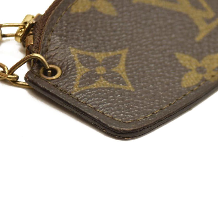 Louis Vuitton Monogram Etui Crepier Coin Purse Wallet Brown 8092AN