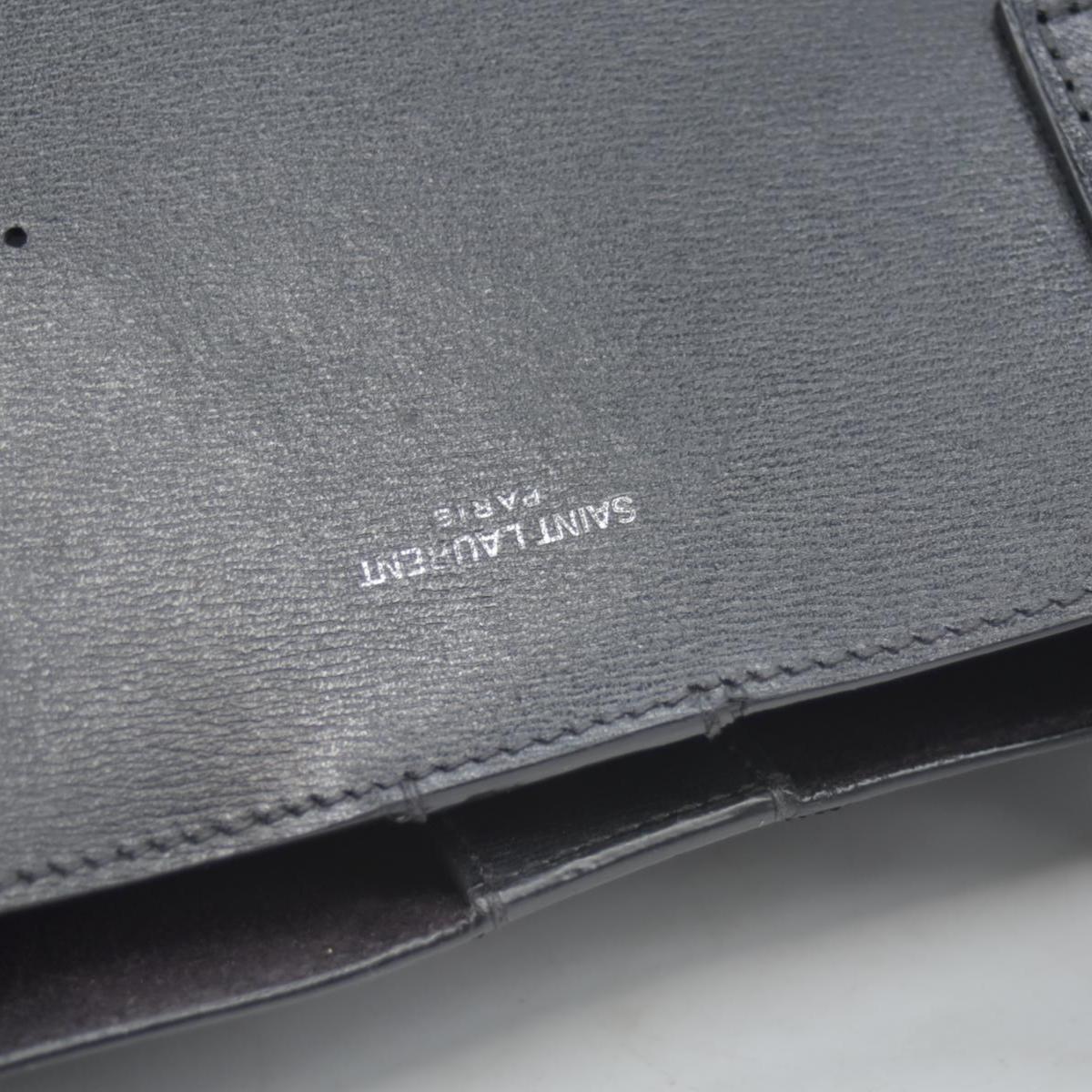 $1600 2018 Saint Laurent Vintage Calfskin Perforated East West Shopping Tote Black
