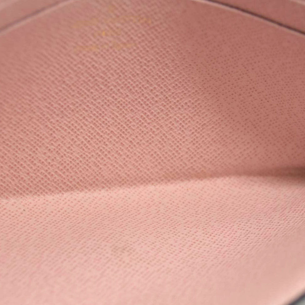 Louis Vuitton  Monogram Jeanne Wallet Rose Ballerine
