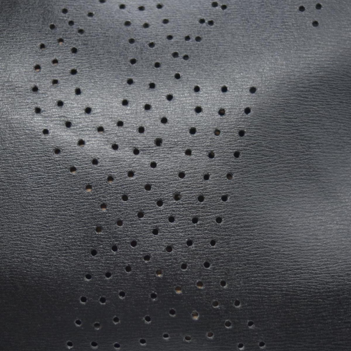 $1600 2018 Saint Laurent Vintage Calfskin Perforated East West Shopping Tote Black