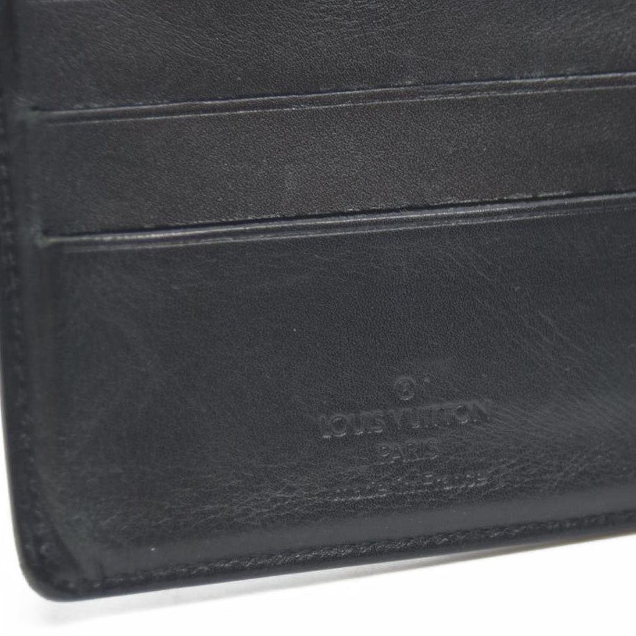 Louis Vuitton Nomad Portefeiulle Marco Bifold Wallet Black AR0096