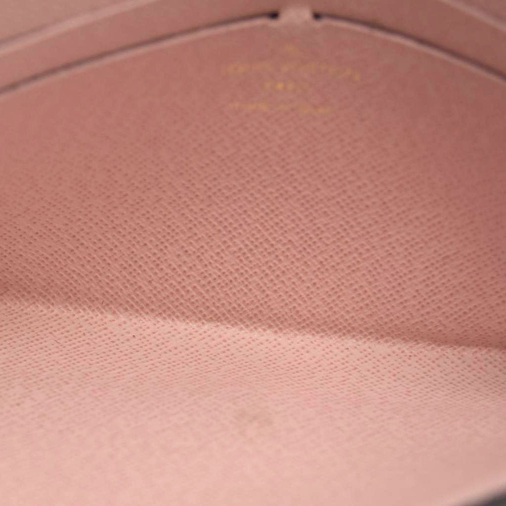 Louis Vuitton  Monogram Jeanne Wallet Rose Ballerine
