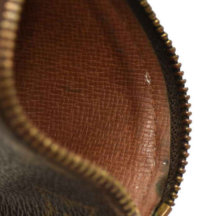 Louis Vuitton Monogram Etui Crepier Coin Purse Wallet Brown 8092AN