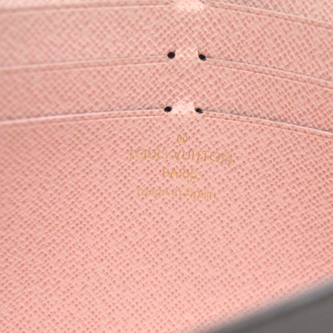 Louis Vuitton  Monogram Jeanne Wallet Rose Ballerine