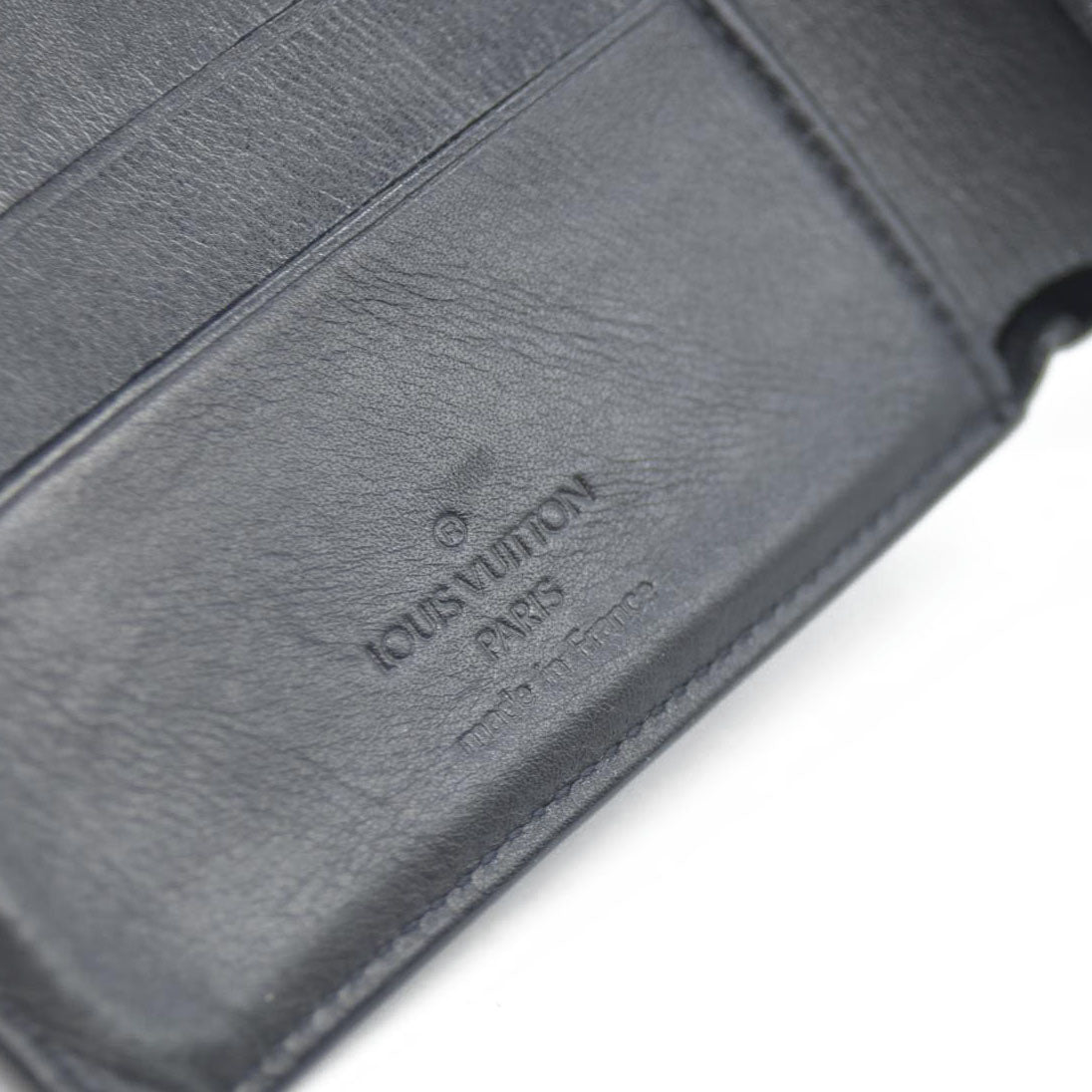 Louis Vuitton Nomad Portefeiulle Marco Bifold Wallet Black AR0096