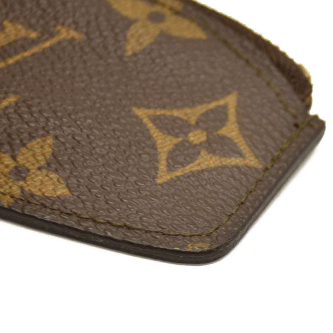 Louis Vuitton Monogram Etui Crepier Coin Purse Wallet Brown 884AN