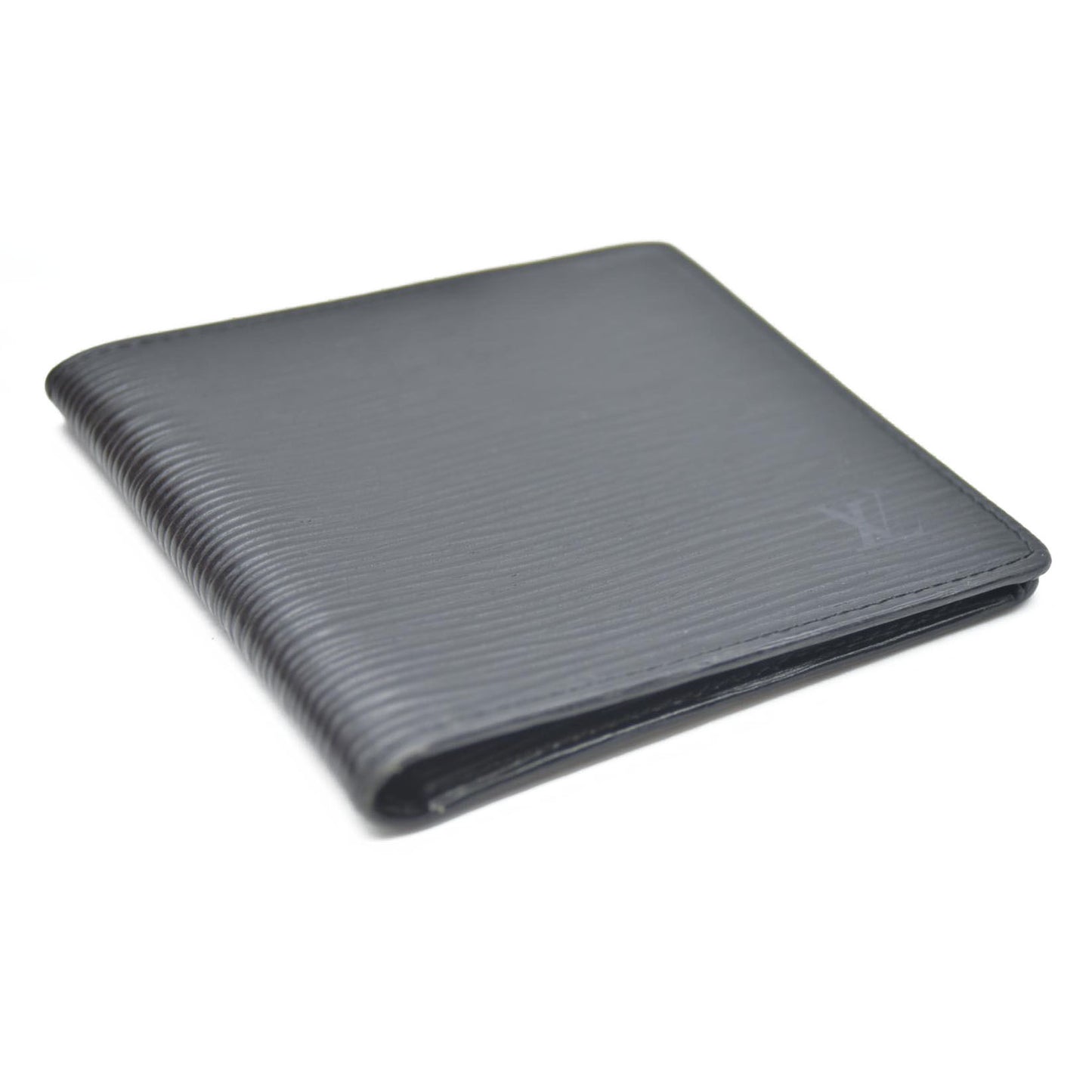 Louis Vuitton Epi PorteBillets 6 Cartes Credit Bifold Wallet Black CA0954