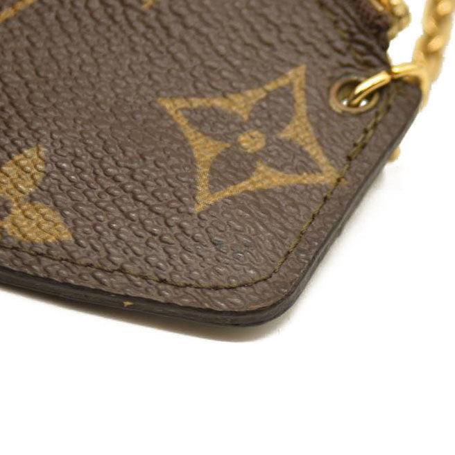 Louis Vuitton Monogram Etui Crepier Coin Purse Wallet Brown 884AN