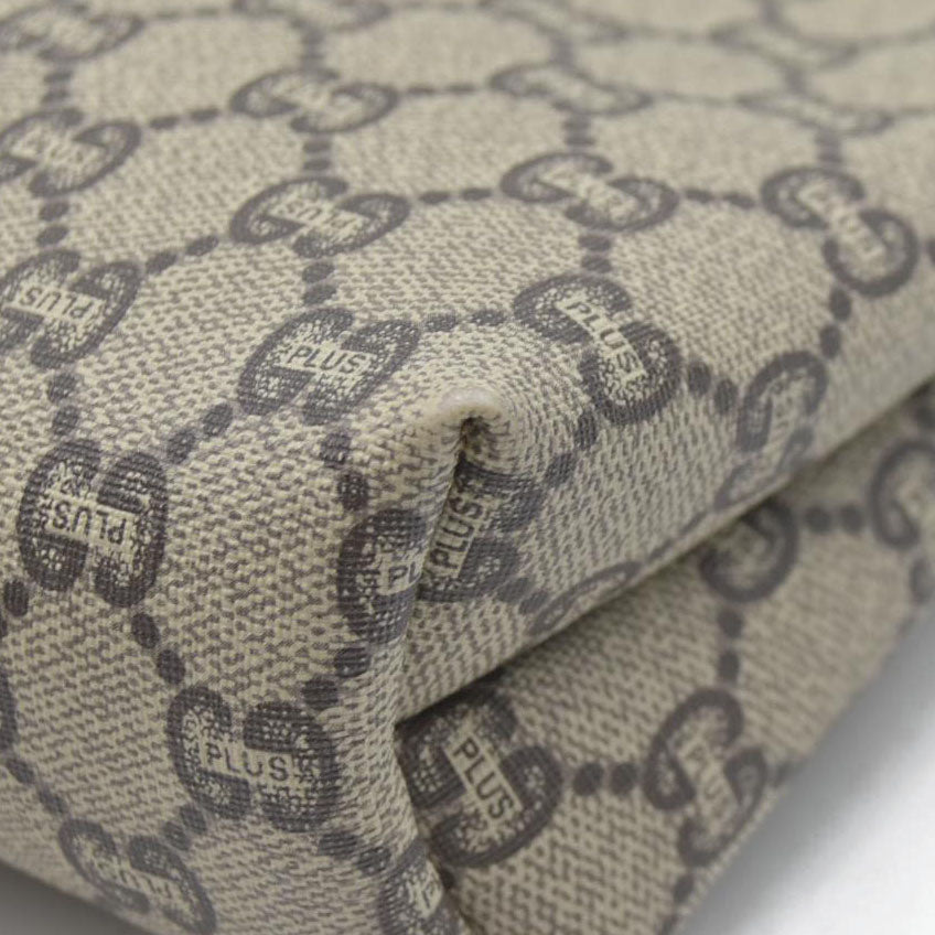 Gucci GG  Gucci Plus PVC Leather Pouch Clutch Bag