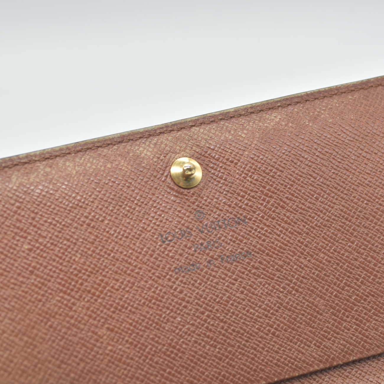 $560 1996 Louis Vuitton Monogram Porte-Monnaie Tresor Wallet  MI0916