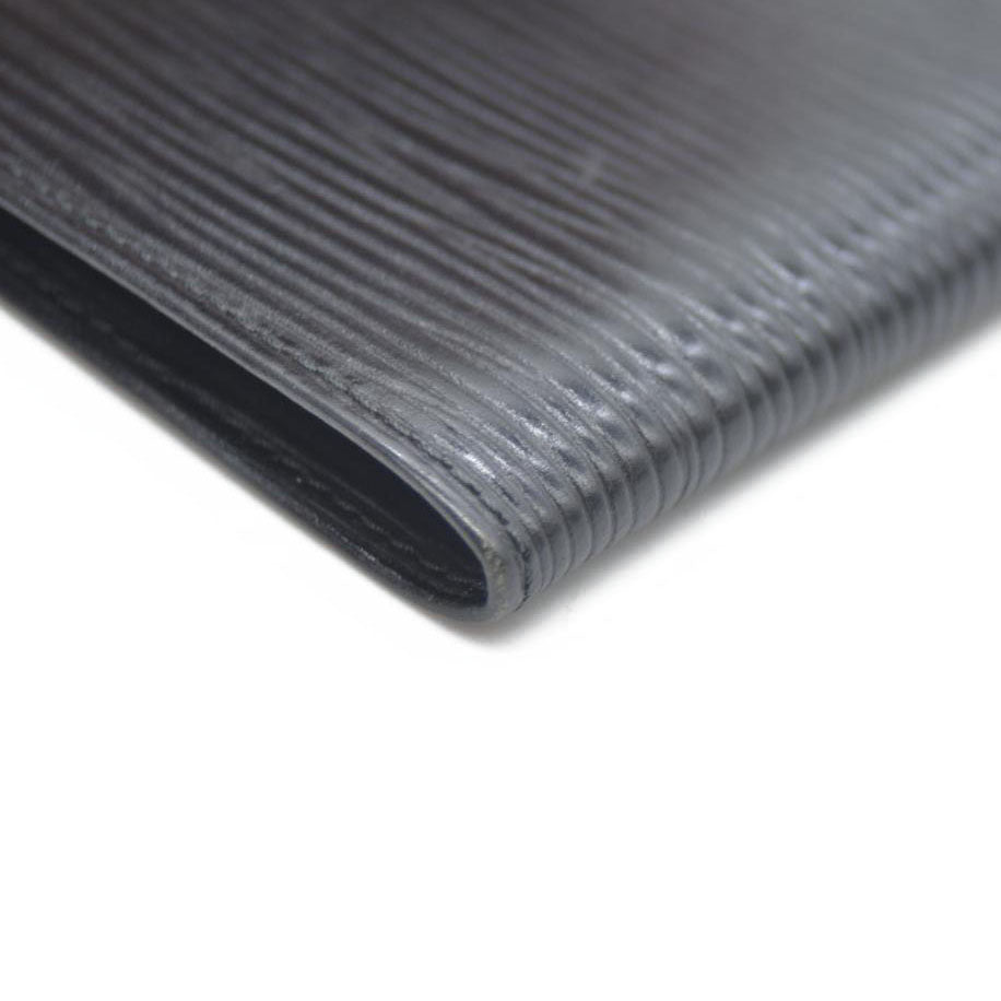 Louis Vuitton Epi PorteBillets 6 Cartes Credit Bifold Wallet Black CA0954