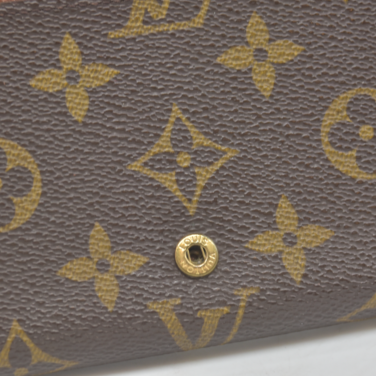 $560 1996 Louis Vuitton Monogram Porte-Monnaie Tresor Wallet  MI0916