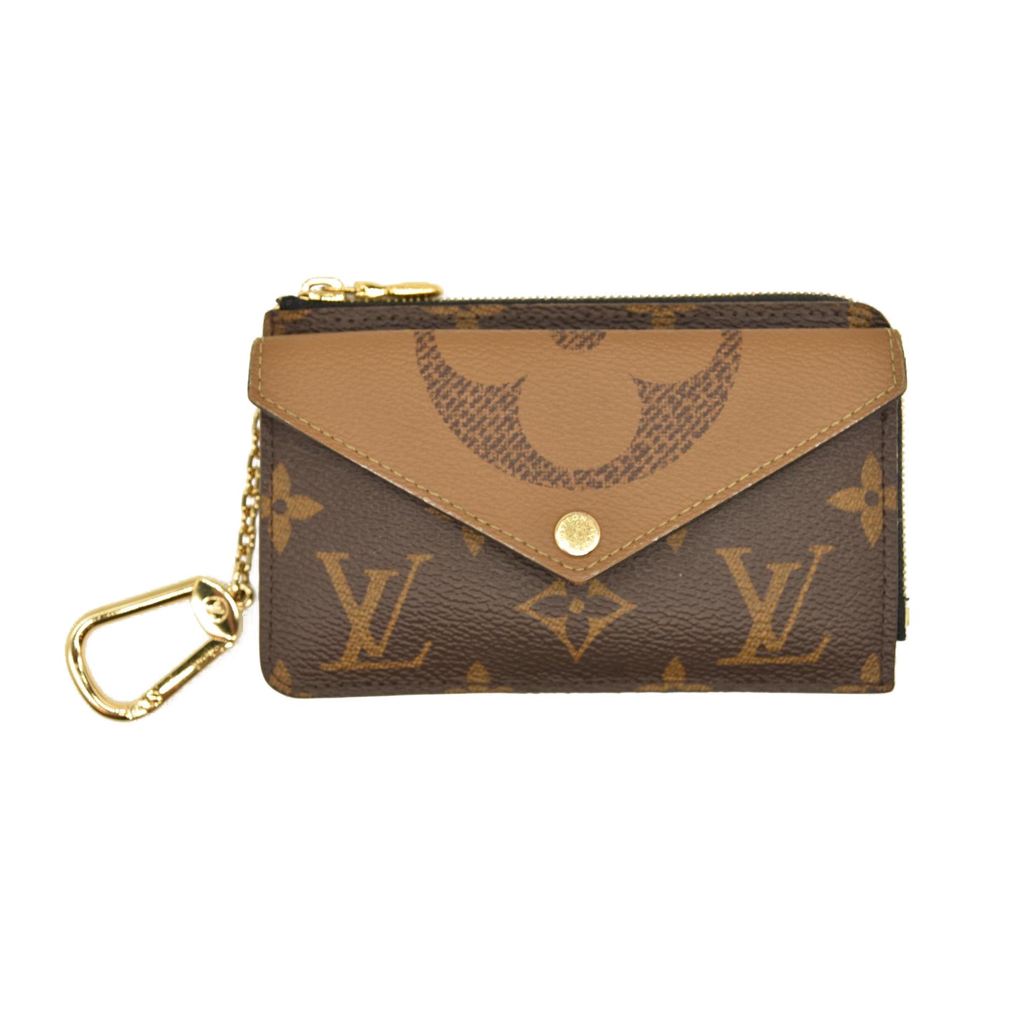 Louis Vuitton  Reverse Monogram Recto Verso Card Holder Brown