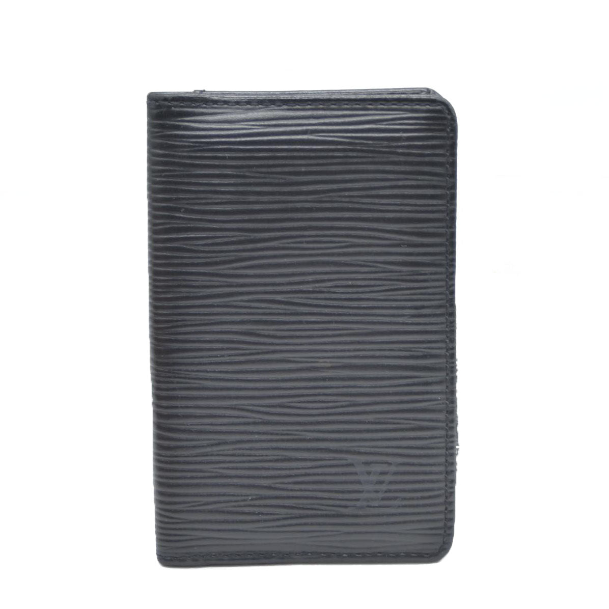 Louis Vuitton Epi De Poche Leather Pass Card Case Black SR0030
