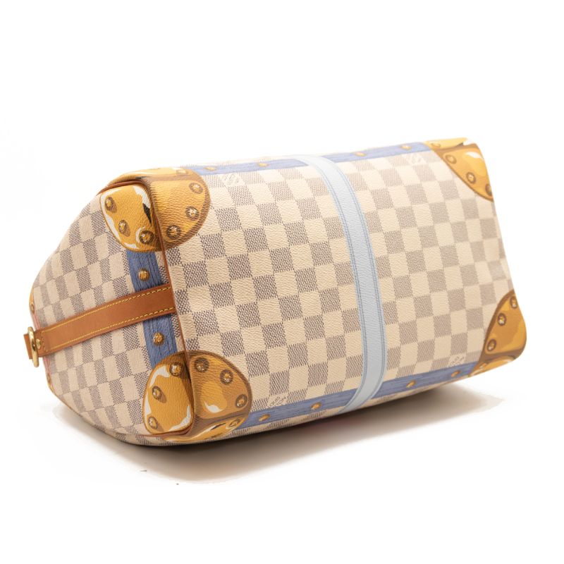 Louis Vuitton Damier Azur Summer Trunks Speedy Bandouliere 30