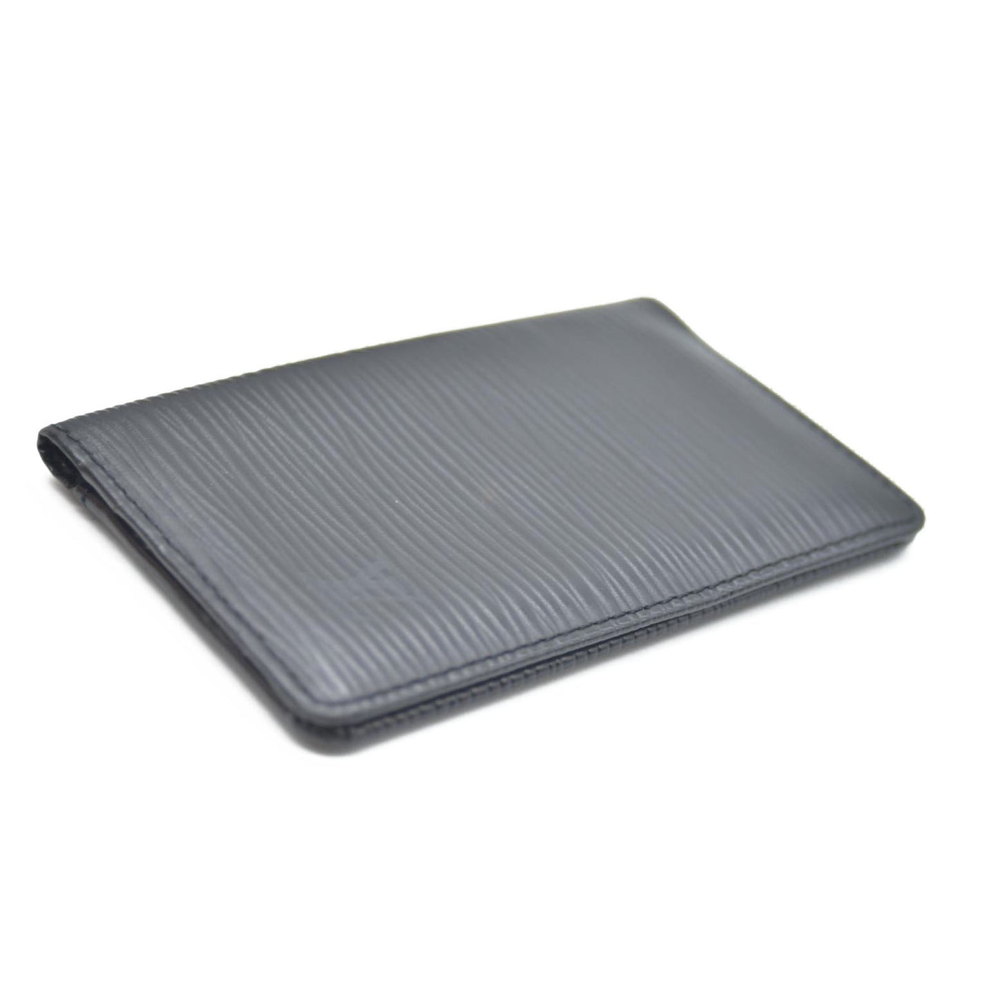 Louis Vuitton Epi De Poche Leather Pass Card Case Black SR0030