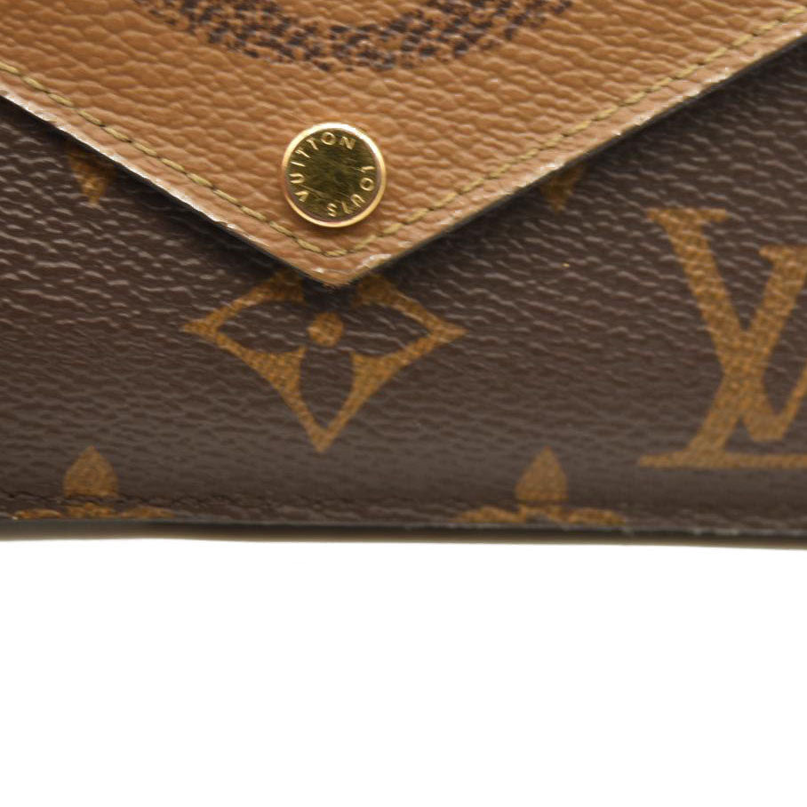 Louis Vuitton  Reverse Monogram Recto Verso Card Holder Brown