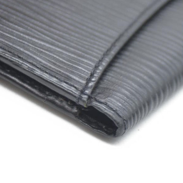 Louis Vuitton Epi De Poche Leather Pass Card Case Black SR0030