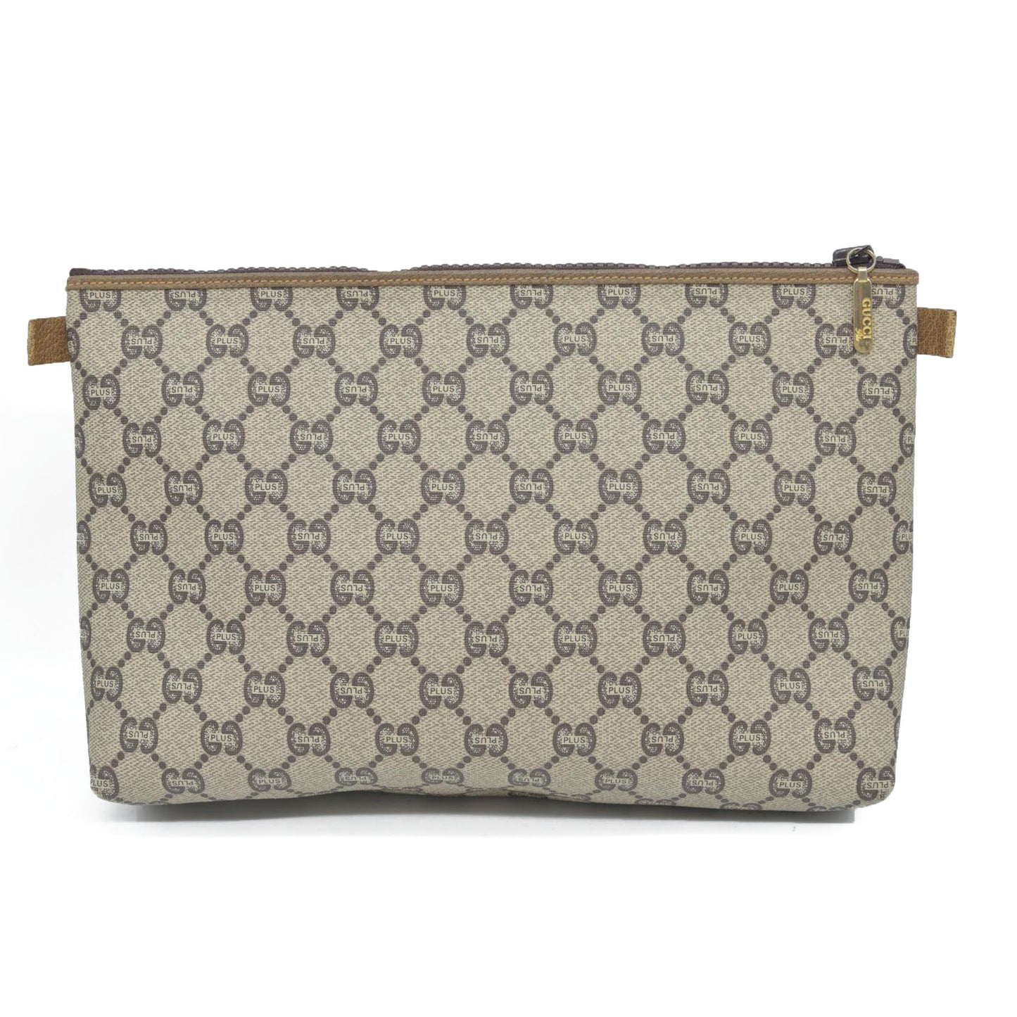 Gucci GG  Gucci Plus PVC Leather Pouch Clutch Bag