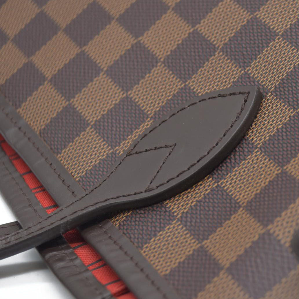 $2170 Louis Vuitton Damier Ebene Neverfull MM SD4192