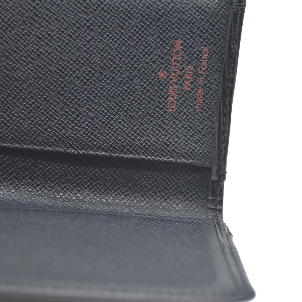 Louis Vuitton Epi De Poche Leather Pass Card Case Black SR0030