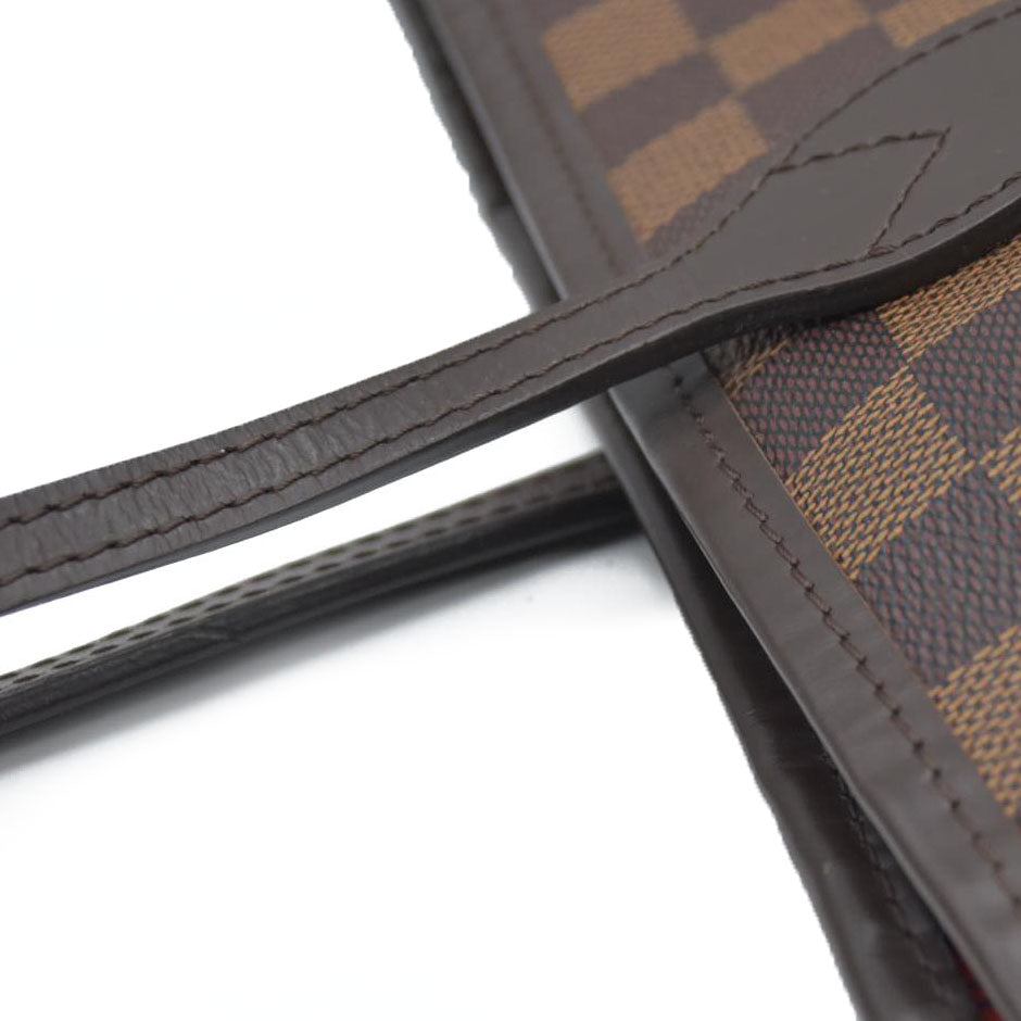 $2170 Louis Vuitton Damier Ebene Neverfull MM SD4192