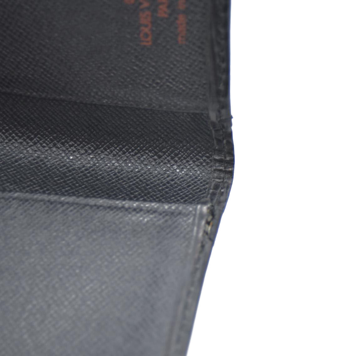 Louis Vuitton Epi De Poche Leather Pass Card Case Black SR0030