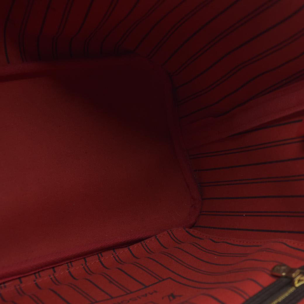 $2170 Louis Vuitton Damier Ebene Neverfull MM SD4192