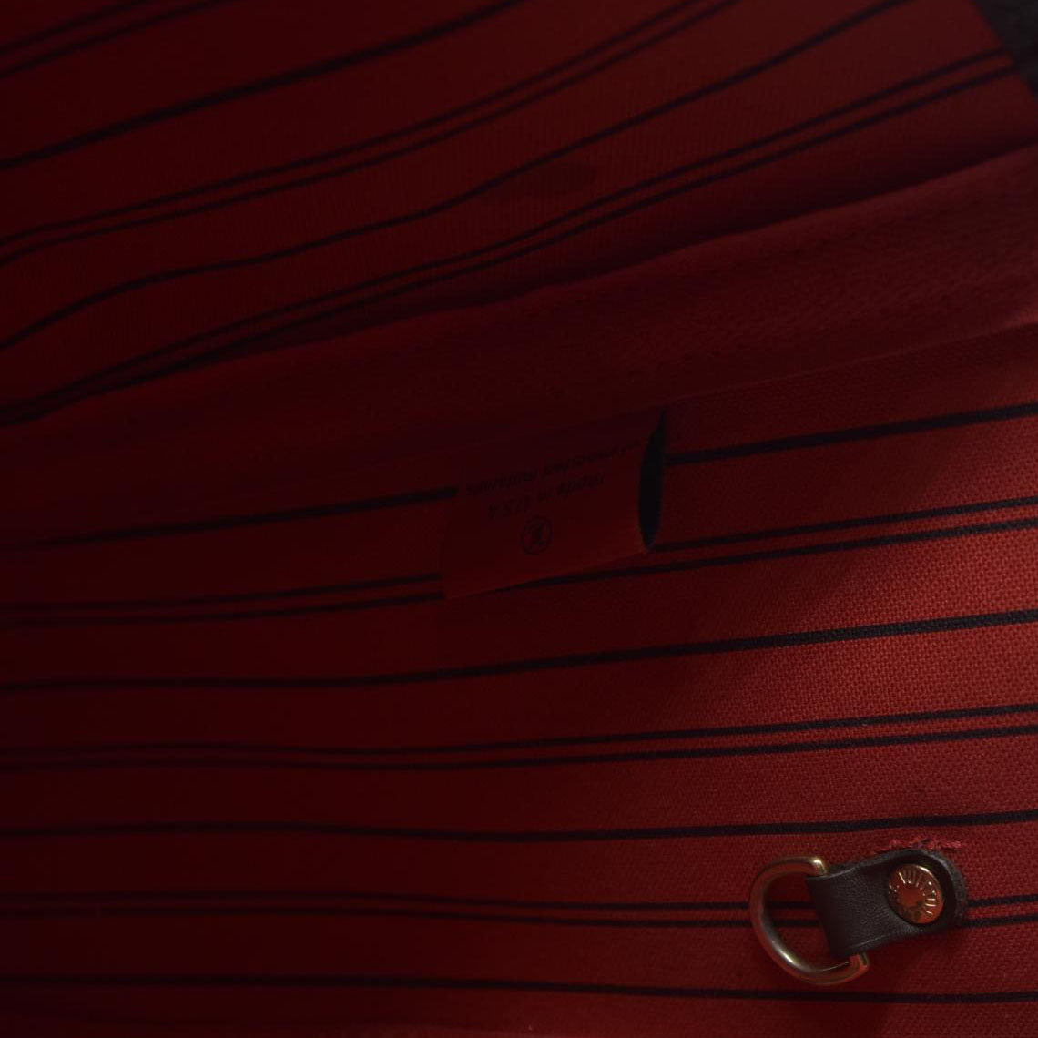 $2170 Louis Vuitton Damier Ebene Neverfull MM SD4192