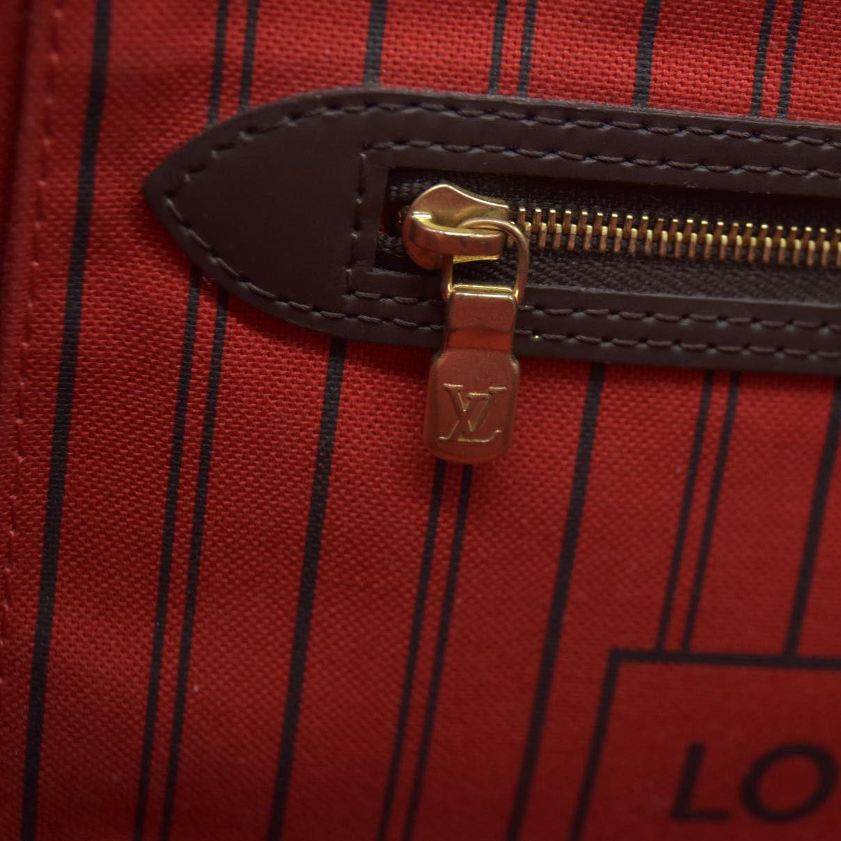 $2170 Louis Vuitton Damier Ebene Neverfull MM SD4192