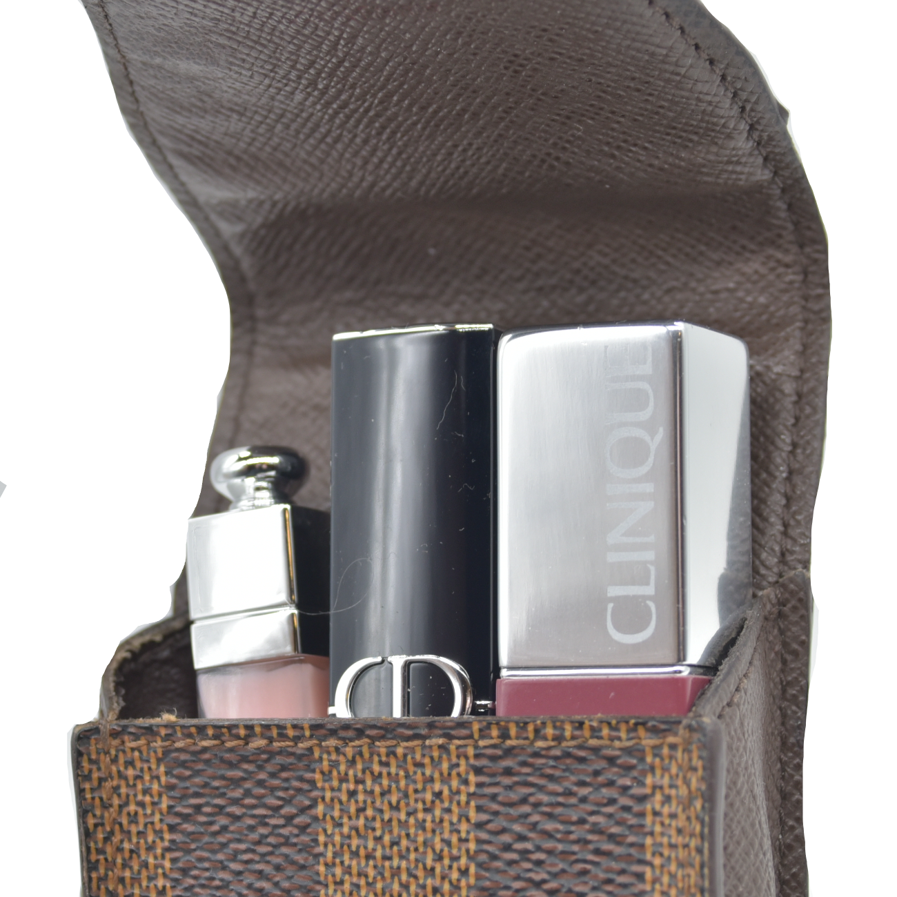 $340 2012 Louis Vuitton Damier Cigarette Case Brown CT0132