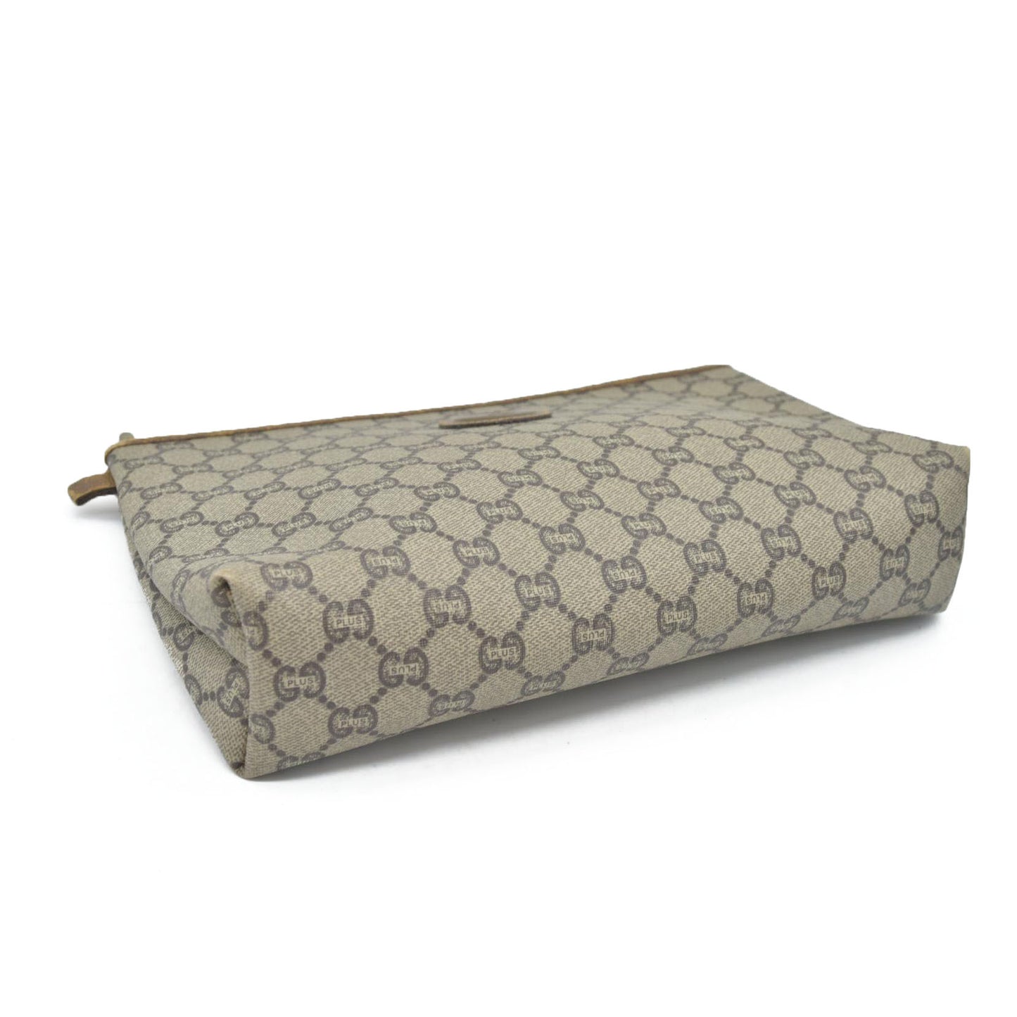 Gucci GG  Gucci Plus PVC Leather Pouch Clutch Bag