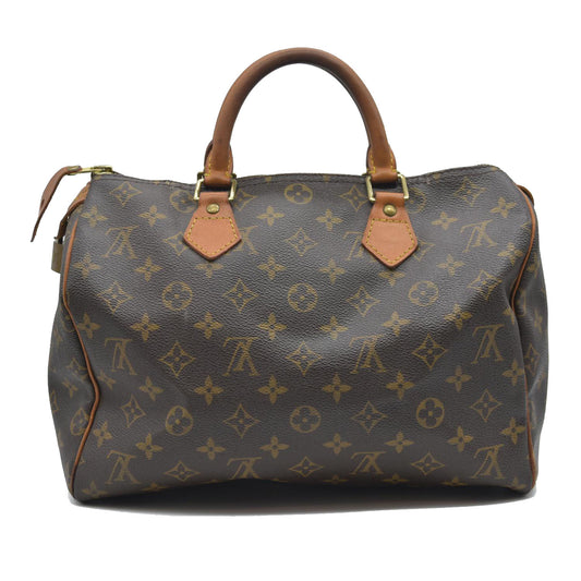 $1700 Louis Vuitton Monogram Speedy 35 TH0034