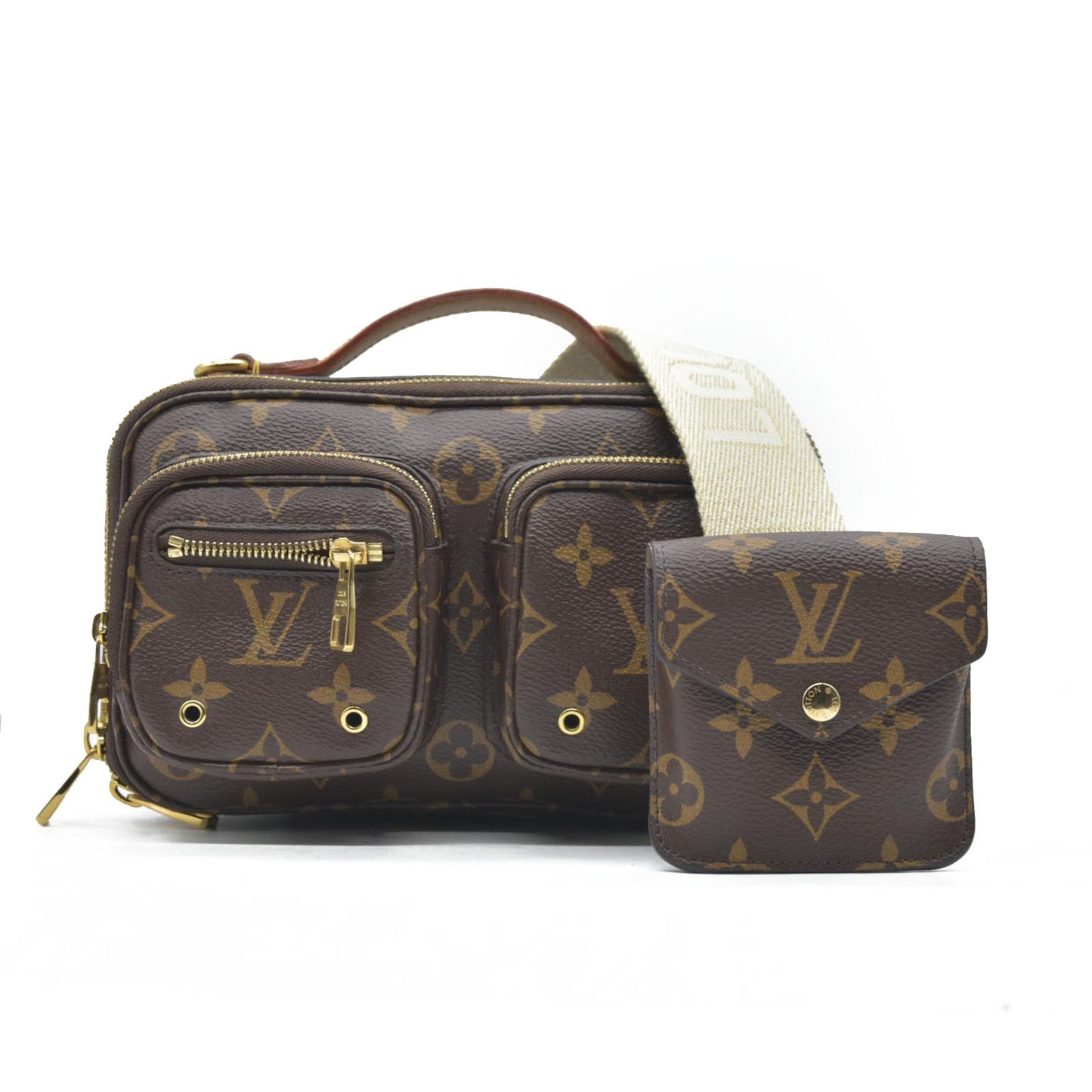 $3100 2020 Louis Vuitton Monogram Utility Crossbody