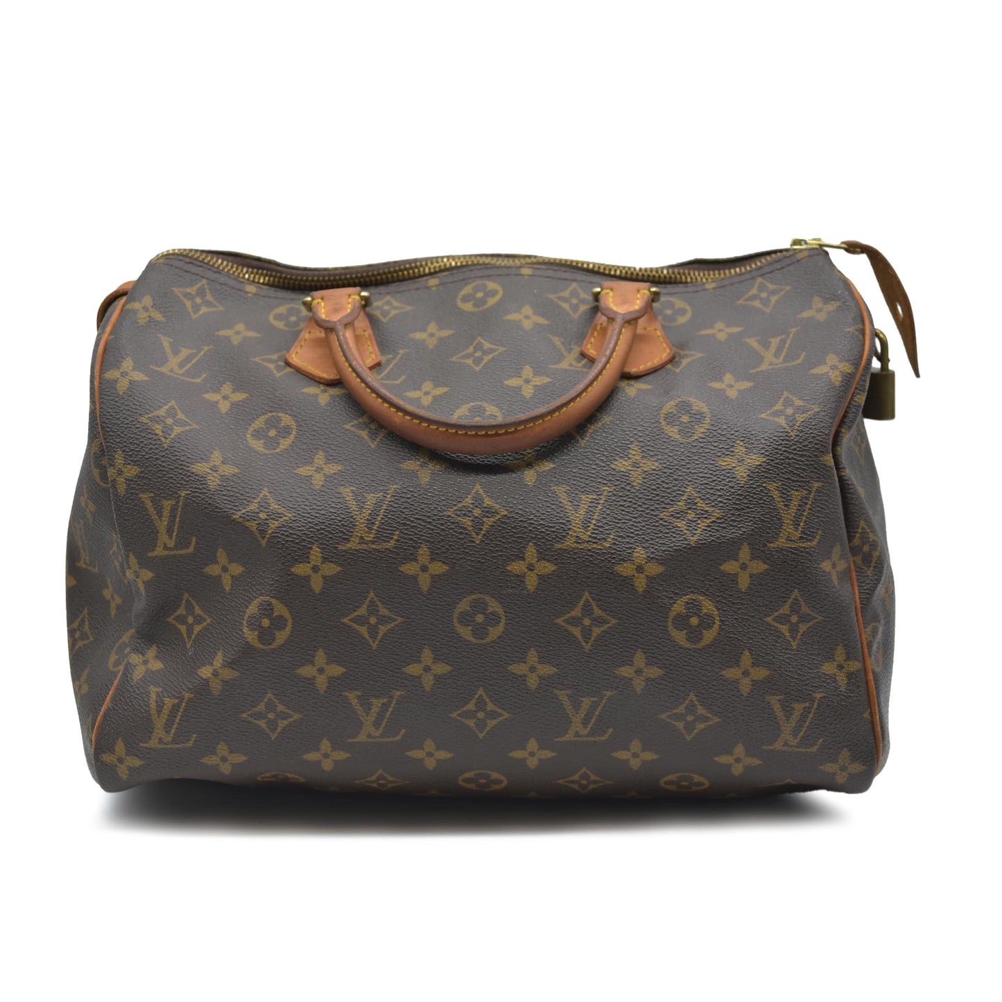$1700 Louis Vuitton Monogram Speedy 35 TH0034