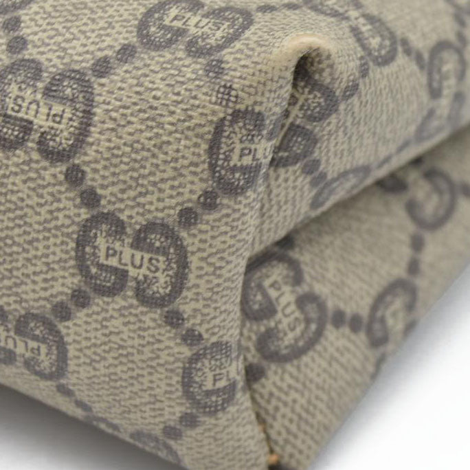 Gucci GG  Gucci Plus PVC Leather Pouch Clutch Bag