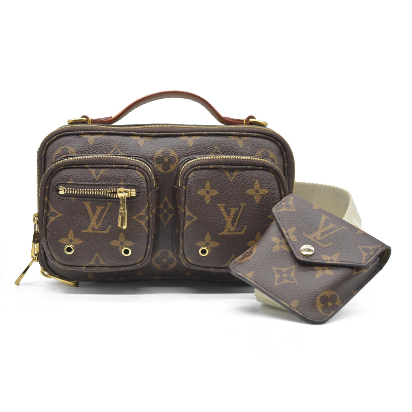 $3100 2020 Louis Vuitton Monogram Utility Crossbody