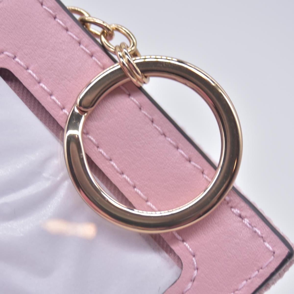 $95 COACH Mini Skinny ID Case In Loved Denim With Quilting And Charm COSIGNMENT 10020958