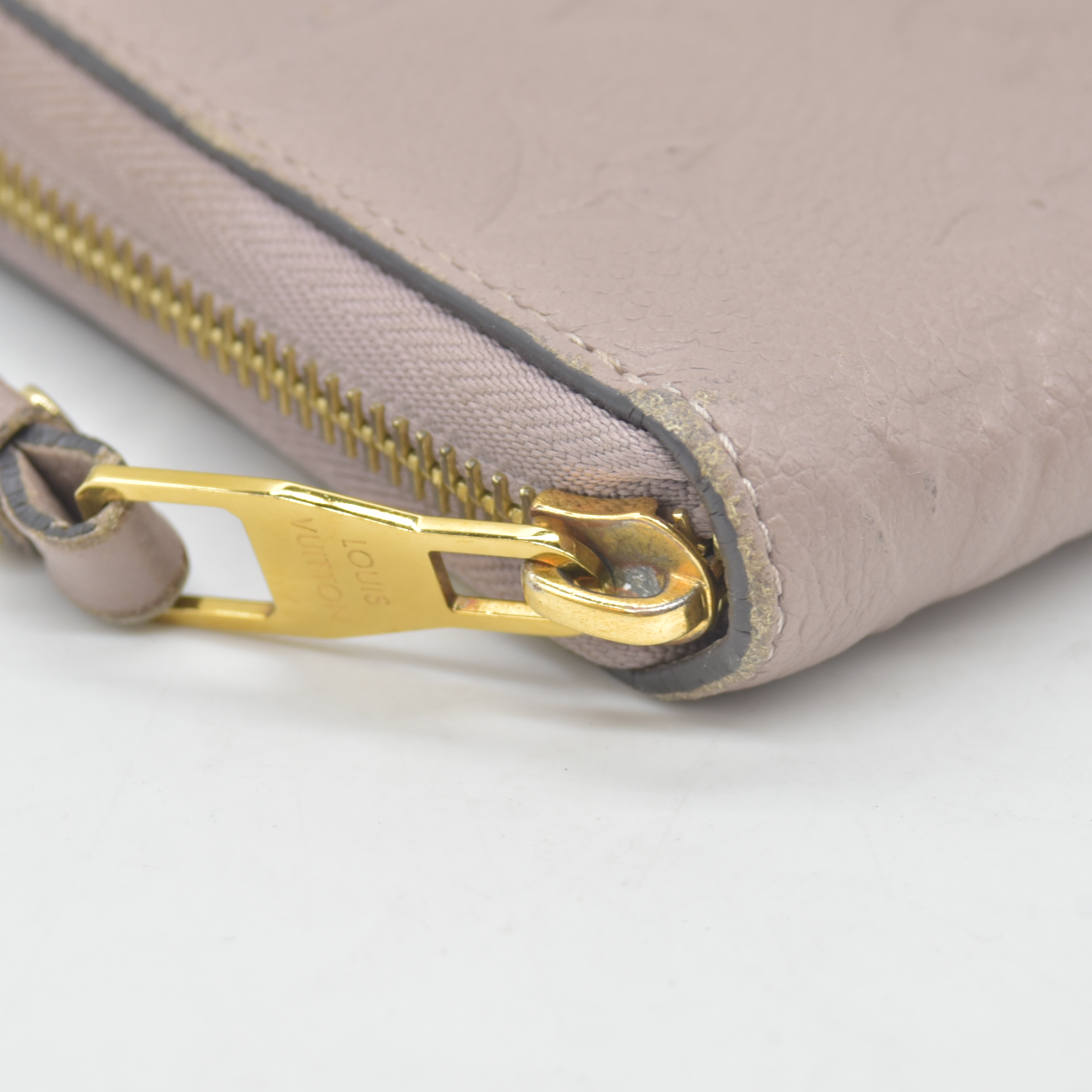 $1140 2016 Louis Vuitton Empreinte Zippy Wallet Taupe Glace TH2176