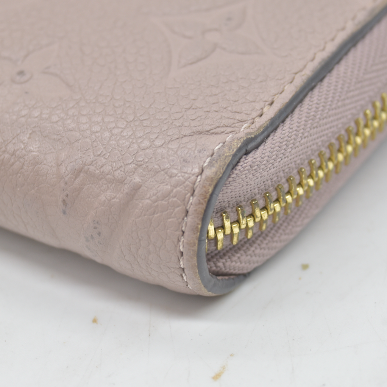 $1140 2016 Louis Vuitton Empreinte Zippy Wallet Taupe Glace TH2176
