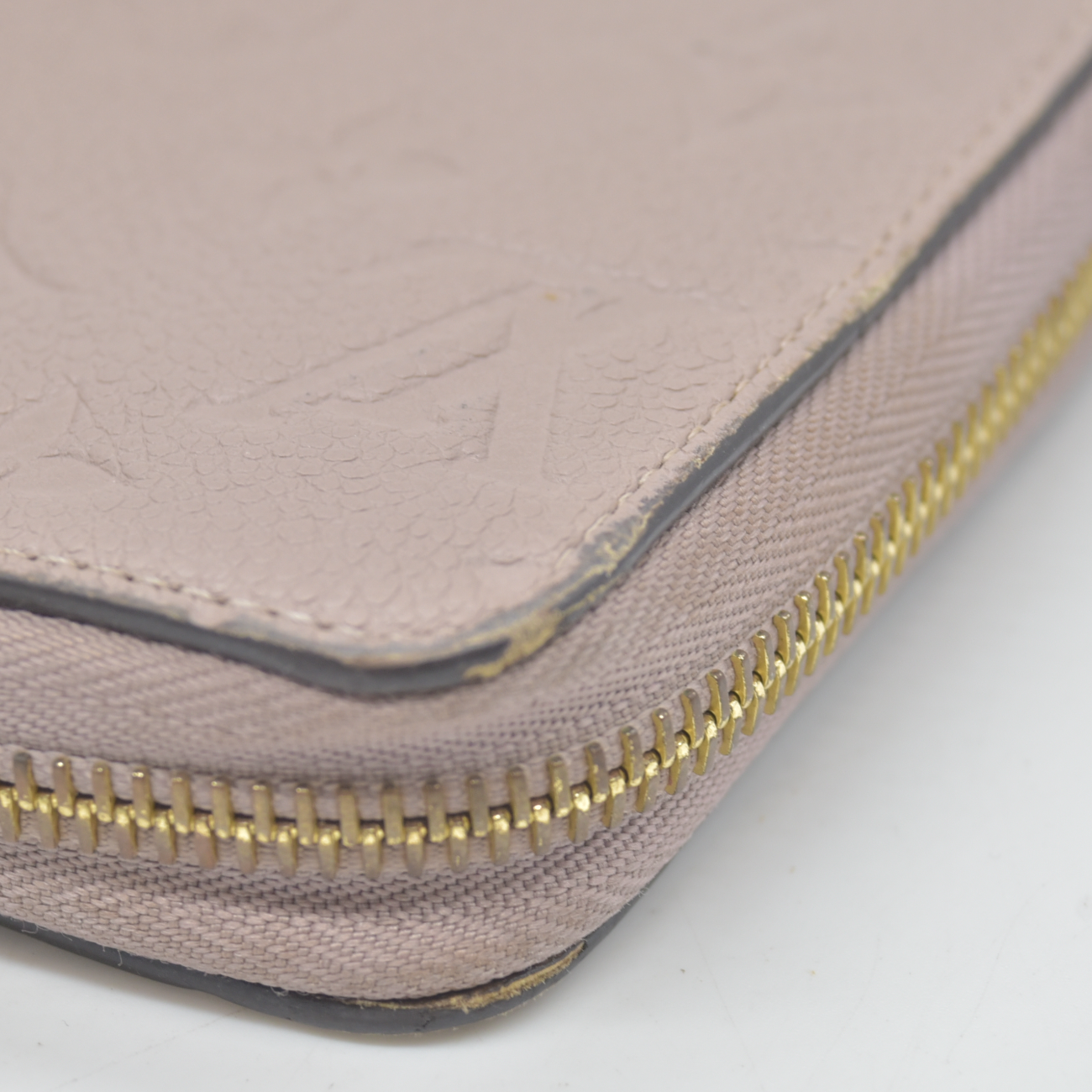 $1140 2016 Louis Vuitton Empreinte Zippy Wallet Taupe Glace TH2176