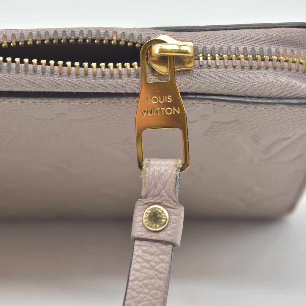 $1140 2016 Louis Vuitton Empreinte Zippy Wallet Taupe Glace TH2176