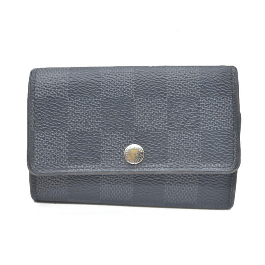Louis Vuitton Damier Graphite Multicles 6 Ring Key Case Black/2BG3615
