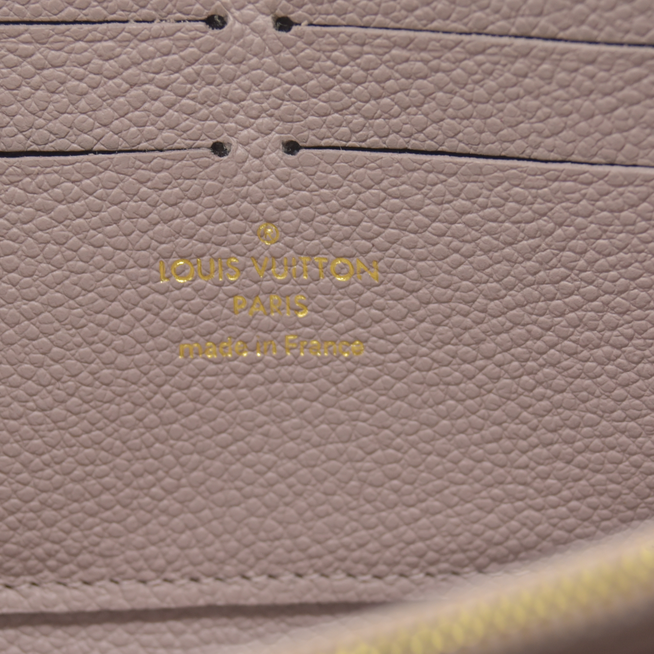 $1140 2016 Louis Vuitton Empreinte Zippy Wallet Taupe Glace TH2176
